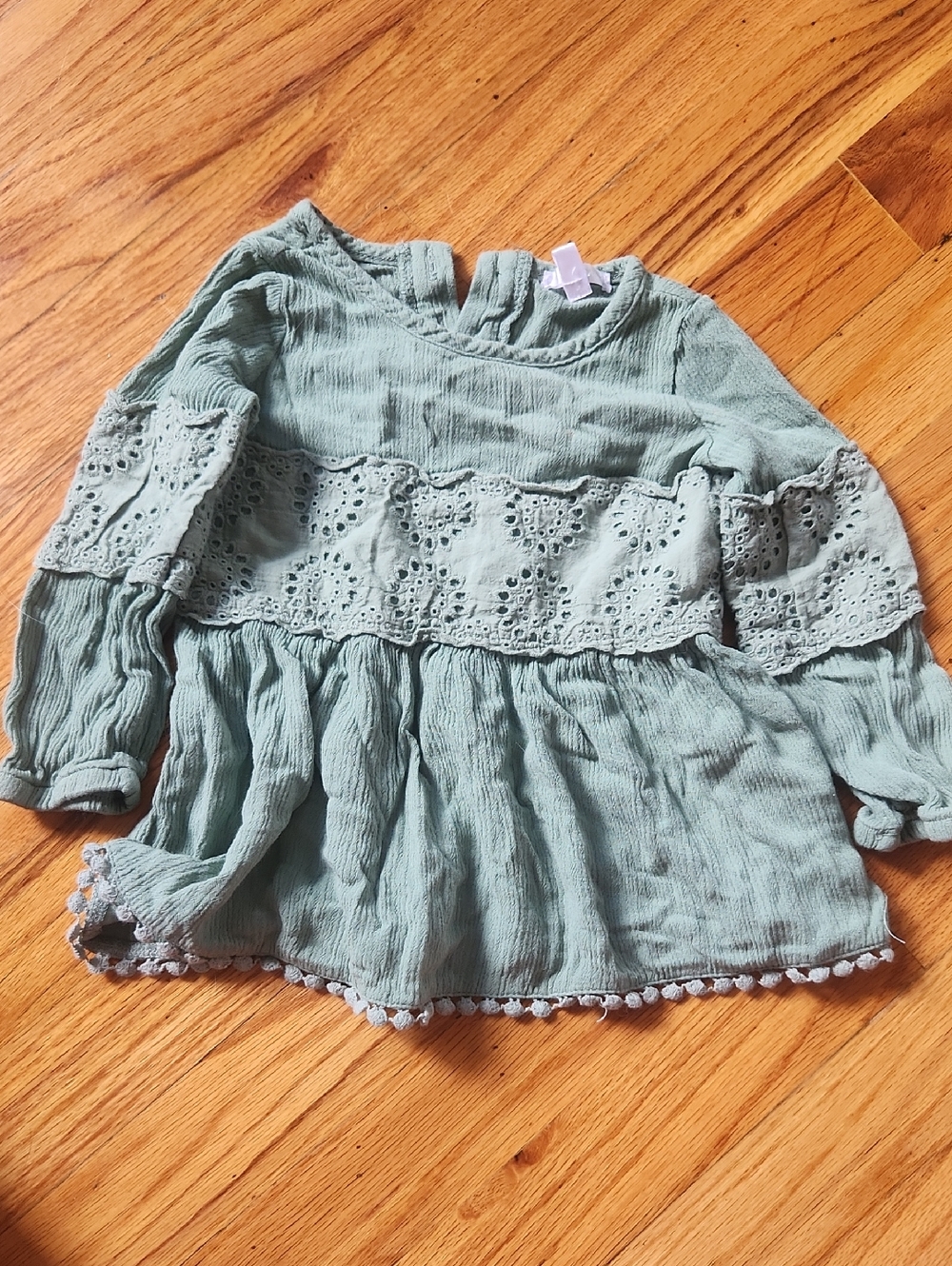 TahariBaby Turqoise Blouse Like New- 24M